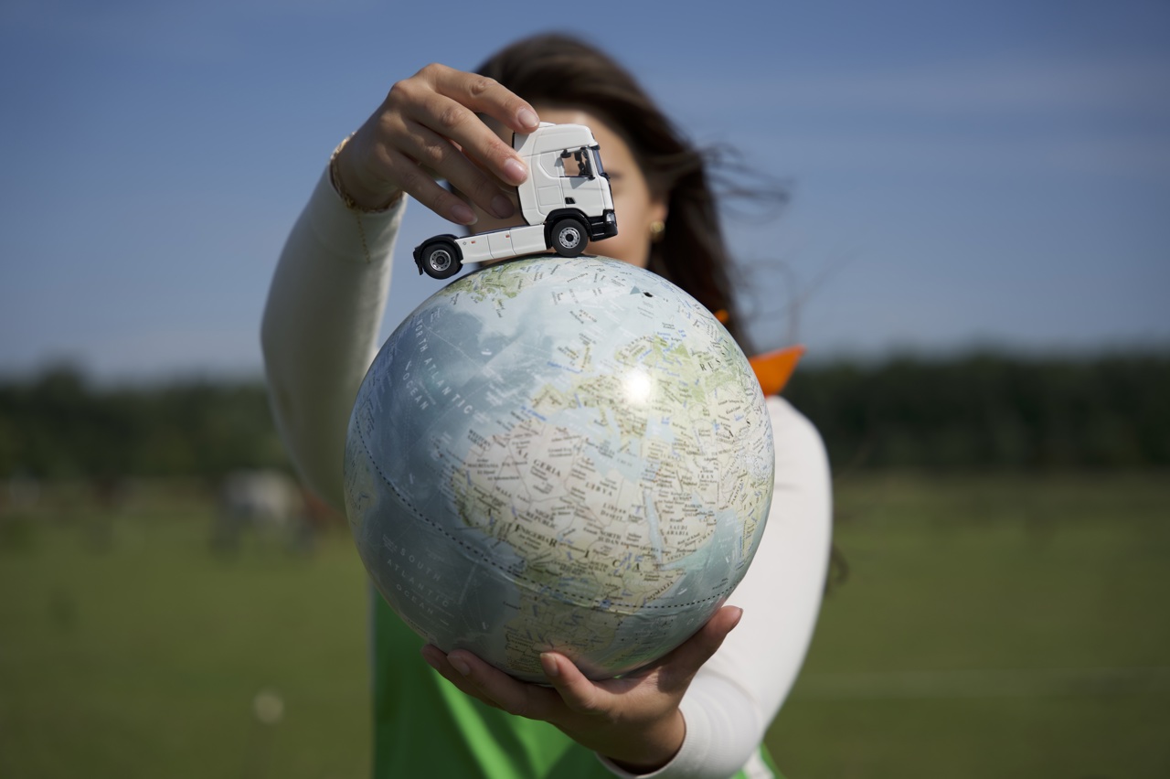 Truck Wereldbol